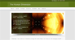 Desktop Screenshot of humandimension.org